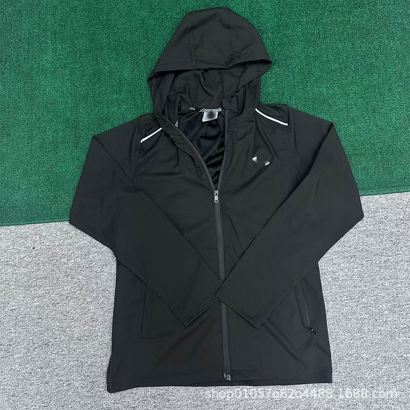 Wholesale youth jackets 2025 new spring and autumn men's casual stylish men's tops thin hooded jackets