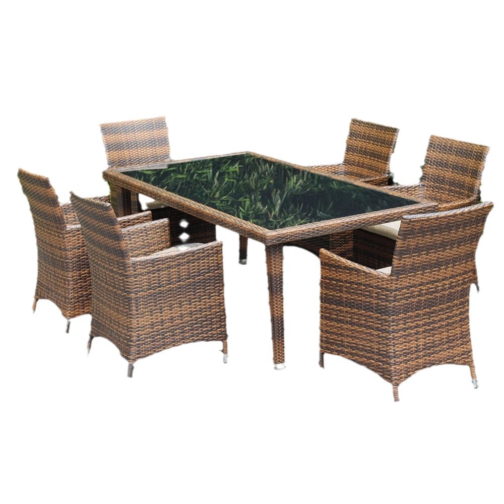 Mesas y sillas al aire libre, patio, combinación de sillas de ratán, terraza al aire libre, mesa de comedor comercial, silla, ocio, impermeable, protector solar