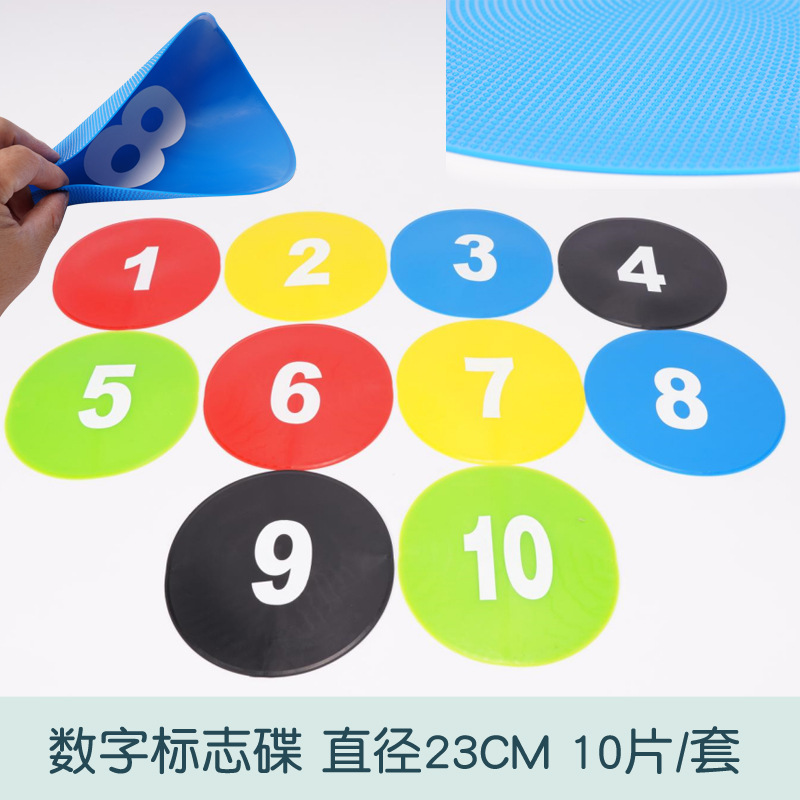 Placa de logotipo plana Placa de logotipo redonda Marca de entrenamiento de fútbol Placa de logotipo blando Placa de logotipo digital