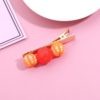 Orange cards fun orange hair clip sweet and cute duckbill clip duck clipper side pinch Korean broken hair clip