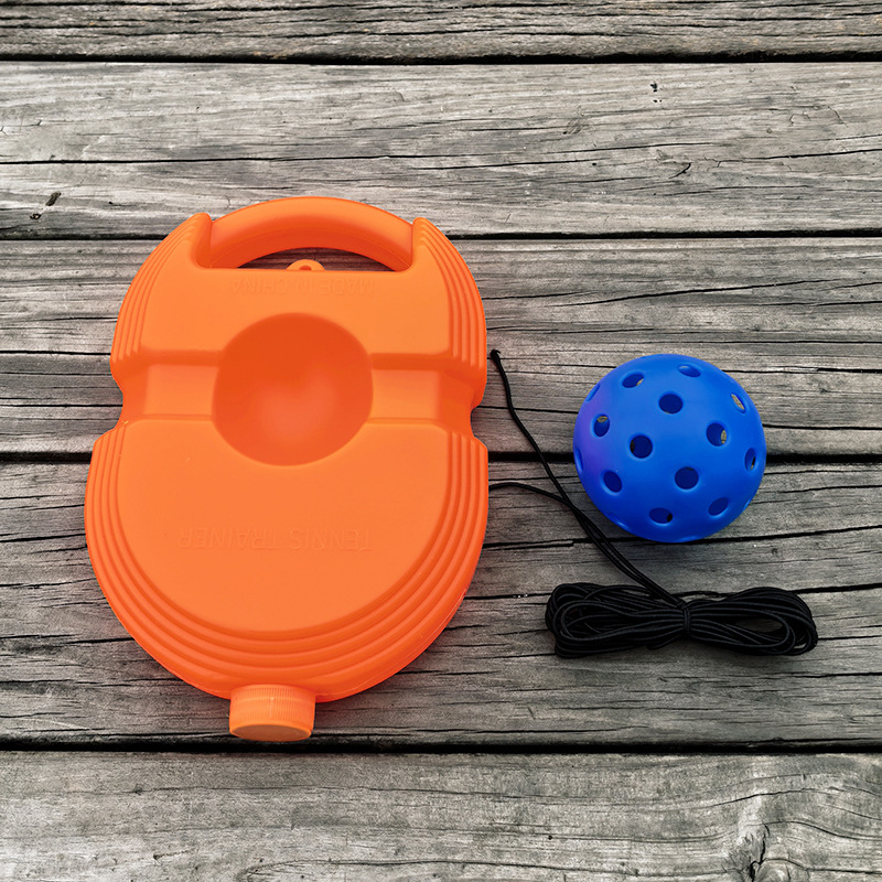 주황색 트레이너 + 파란색 공 + 탄성 로프