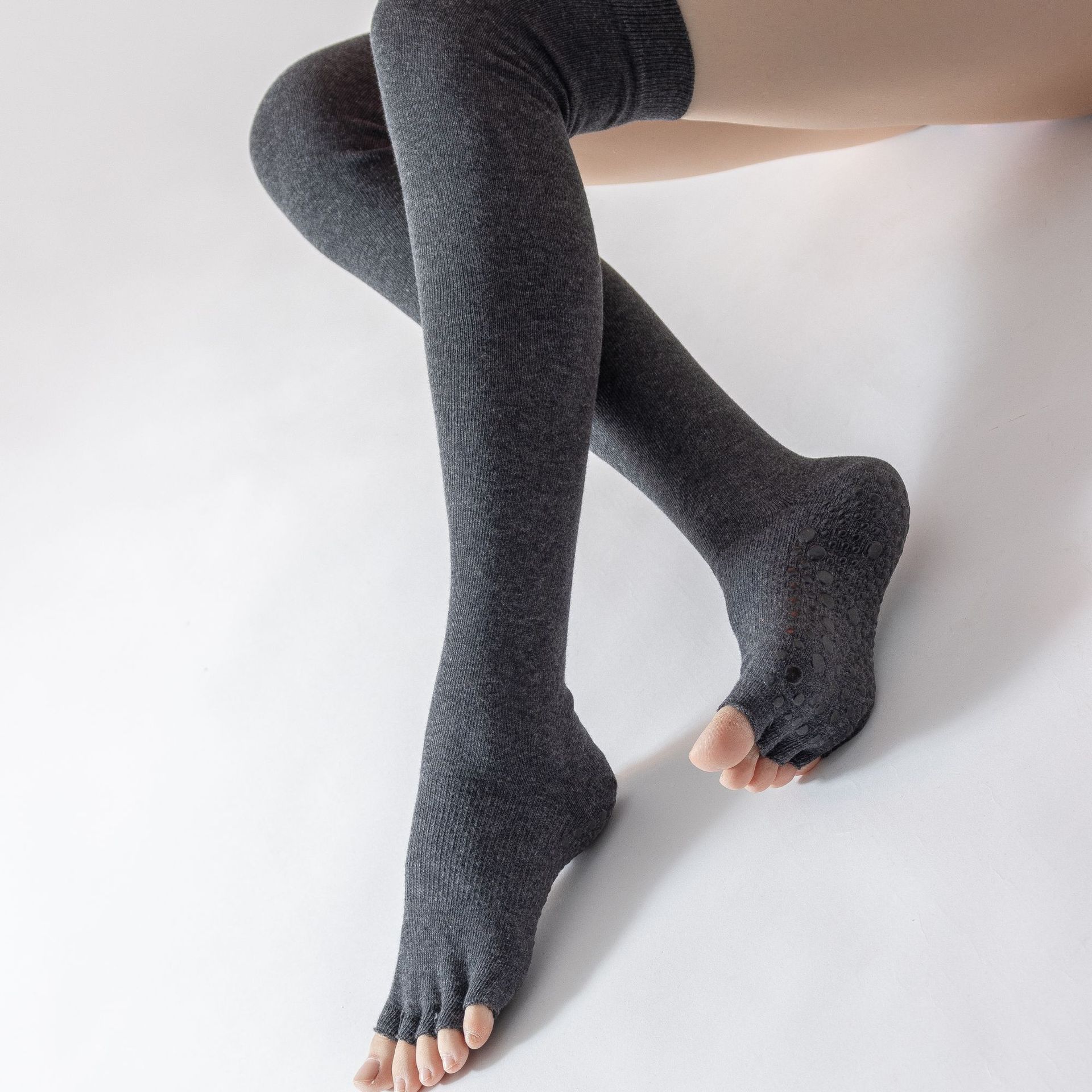 (새로운 색상 오픈 발가락) 다크 그레이