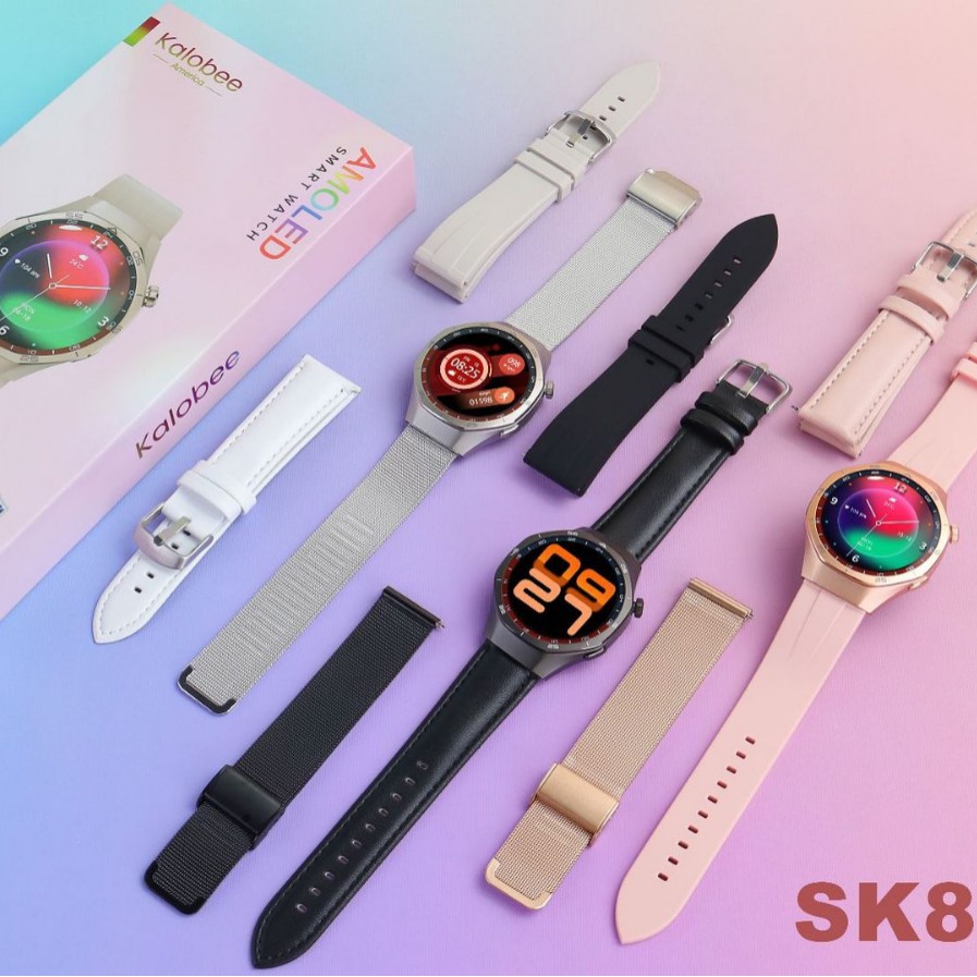 Kalobee Cross-Border Women's Sk8Mini Smart Bluetooth Watch Sports Heart Rate Gpt Smart Bracelet Watch