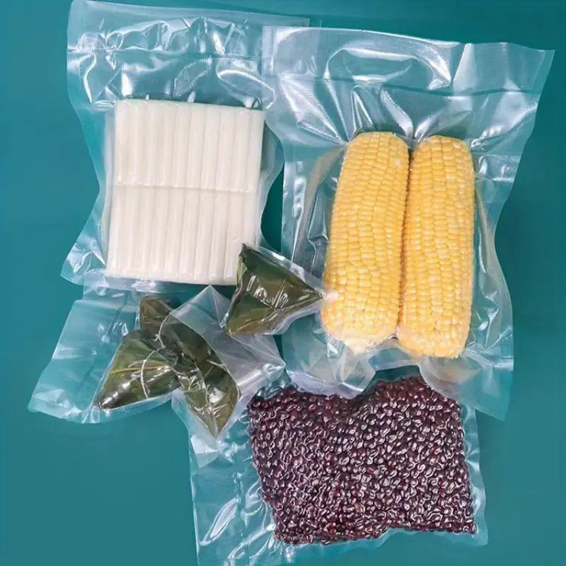 食品グレードのテクスチャ真空バッグ、ドットメッシュ包装袋、家庭用調理済み食品用メッシュ鮮度保持袋、ナイロン真空バッグ|undefined