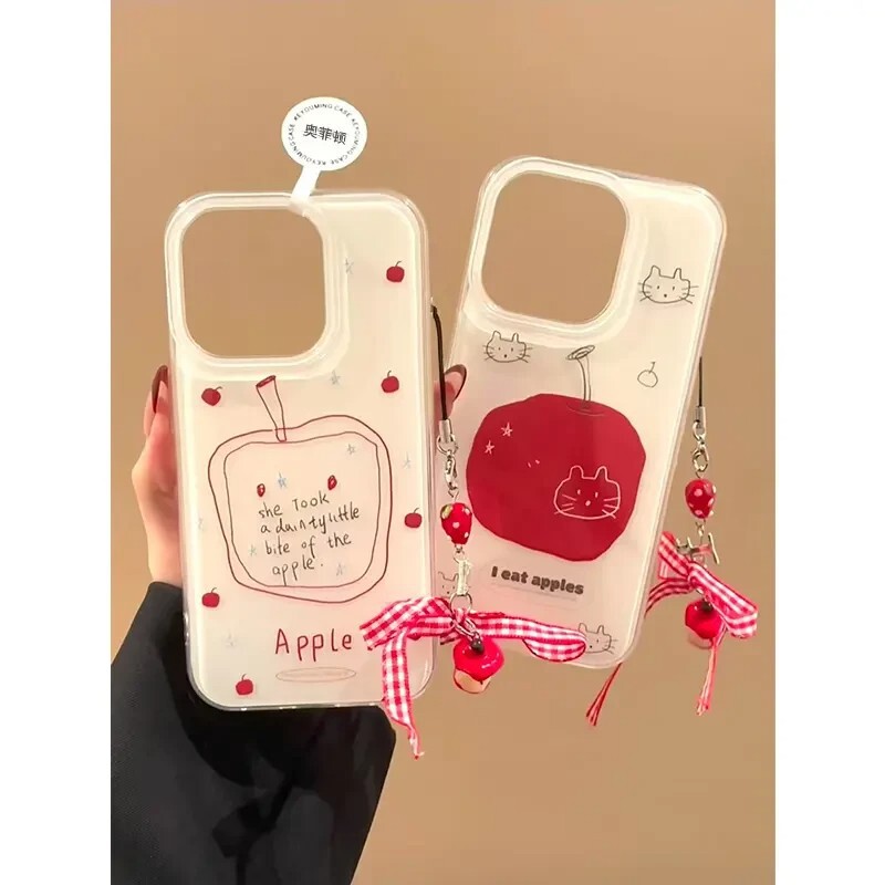 English Line Art Apple iPhone 16 Pro Max Phone Case Suitable for Apple 15 Pro Max White Background Imd Cover 17