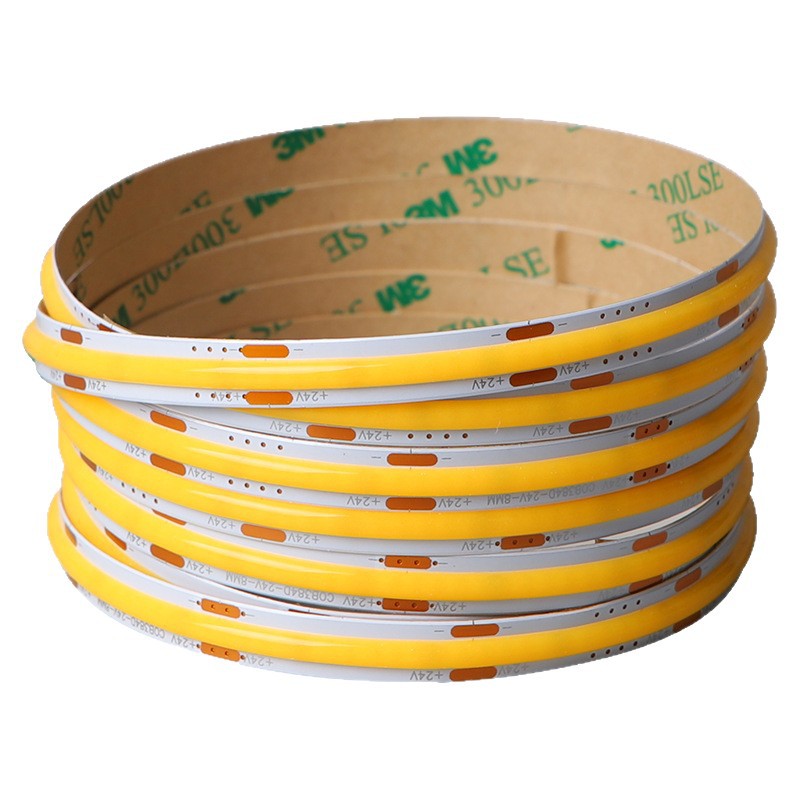 Ahorro de energía LED lámpara de bajo voltaje 24v lámpara lineal incorporada lámpara autoadhesiva sala de estar techo cob sin lámpara de línea principal image 6