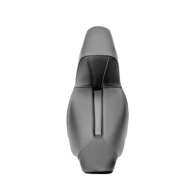 Suitable for Harley 08-26 Touring, High-Performance Step Seat Cushion, Carbon Fiber Leather, Contains Gel