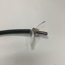 日本机器人拖链屏蔽线2464信号线6芯22AWG坦克链设备线