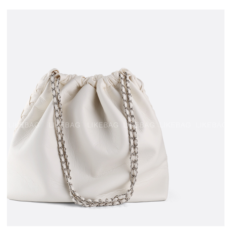 Tote Bag, New Model On The Market, Fashionable And Unique Garbage Bag Bag, European And American Style Large-capacity Exquisite Chain Shoulder Bag._voghion.com