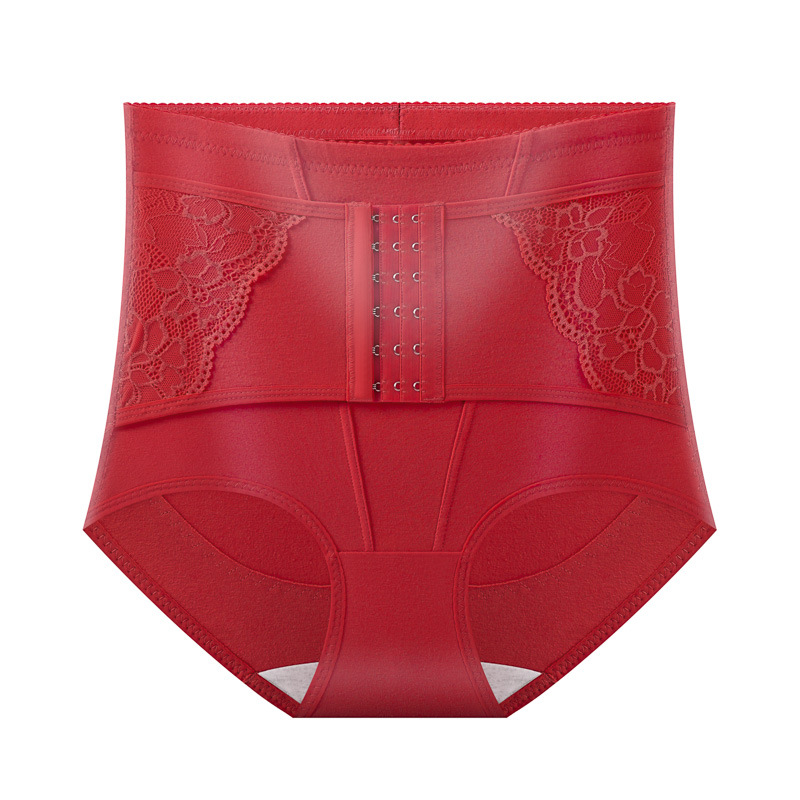 Pantalones Moldeadores de Cintura Alta con Broches de Algodón, Sin Costuras, Levantamiento de Cadera, Control de Abdomen, para Posparto