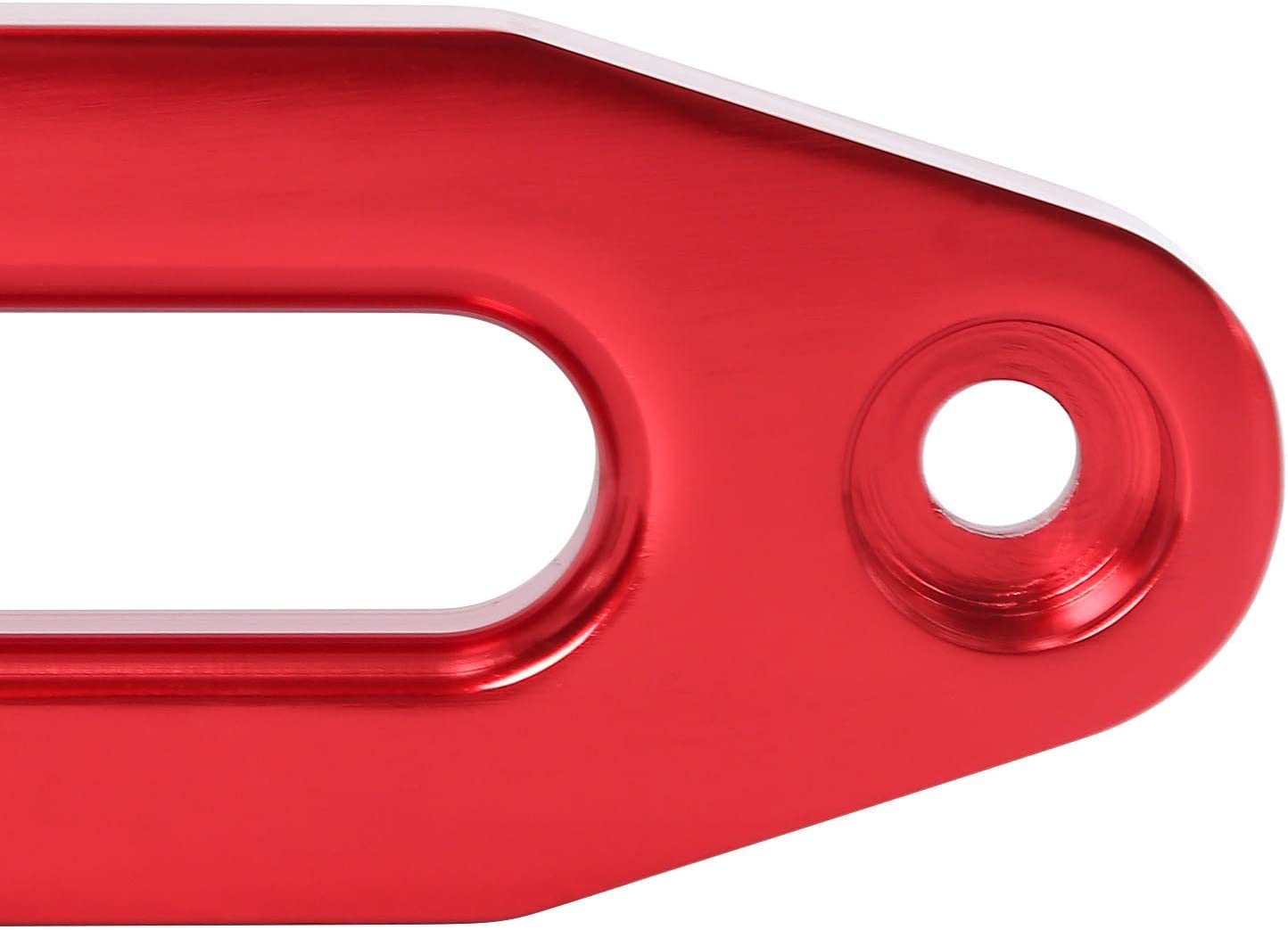 Off-Road Vehicle Winch Aluminum Guide, Rope Holder, Rope Stopper Accessories, Rope Guide, Nylon Rope Winch Rope Outlet