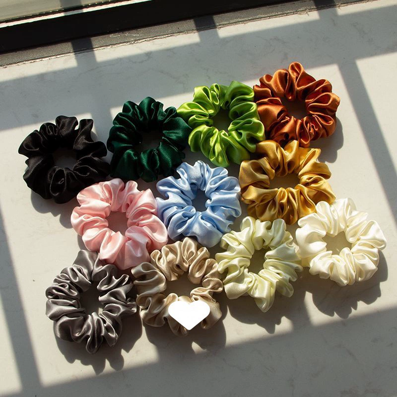 Резинка для волос для женщин, высококачественная шелковая резинка для волос, резинка для волос из шелковицы, уход за волосами, простая перламутровая простая резинка для волос, бесплатная доставка