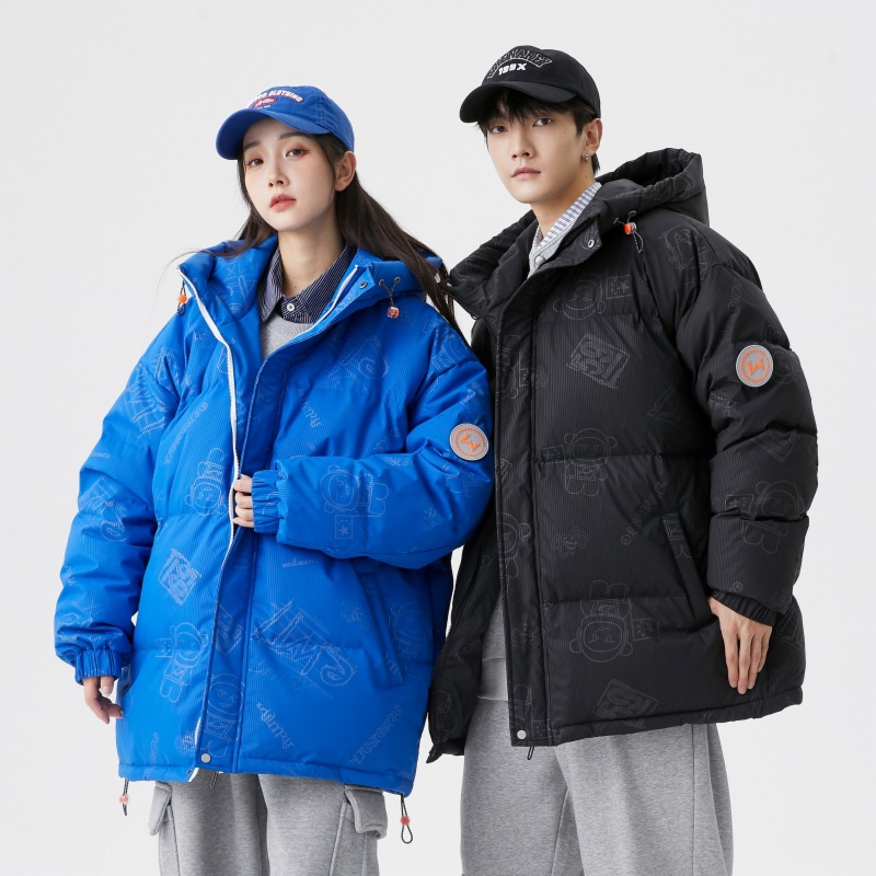 Men's Clothing new thickened men's and women's winter clothing national standard white duck Coat couple same style jacket_voghion.com