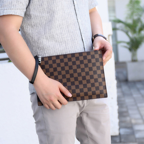 Men's handbag, handheld bag, hand-held bag, wrist bag, envelope bag, mobile phone bag, long wallet zipper