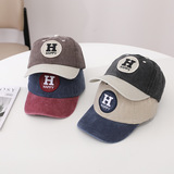 Бейсболка, детская кепка, шапка подходит для мужчин и женщин, с вышивкой, в корейском стиле, защита от солнца