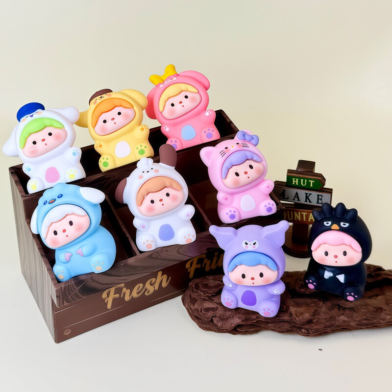 磨砂三丽欧歪头崽崽萌粒 diy饰品配件钥匙扣挂件盲袋桌面汽车摆件|undefined