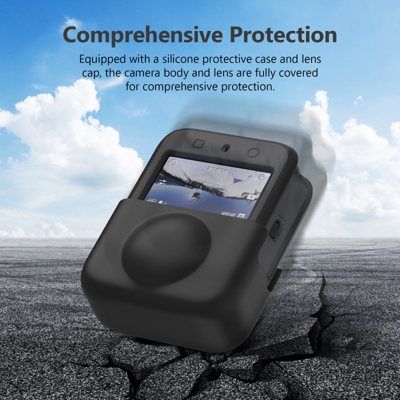 适用于大疆DJI OSMO 360全景相机机身套镜头套耐磨专用硅胶保护套|undefined