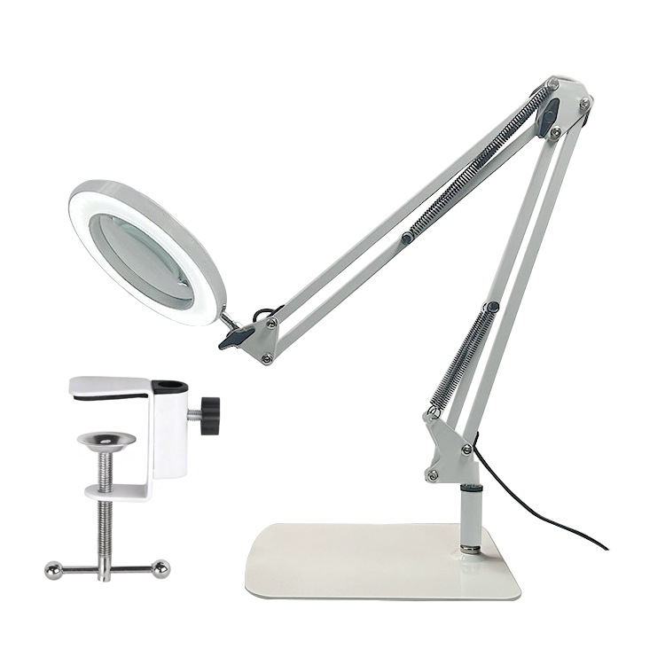 Soldadura transfronteriza mantenimiento lupa lámpara de escritorio de reparación de uñas de cejas protectoras de ojos lámpara de trabajo protectoras de ojos LED luz de lectura