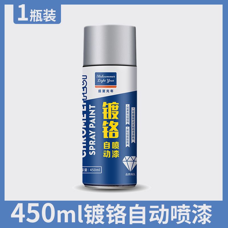 450ML chrome plated self-painting; bottle