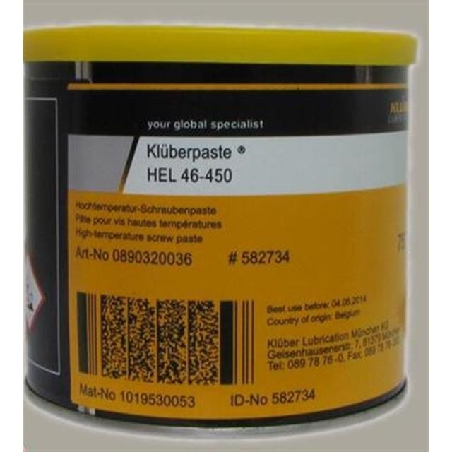 克鲁勃Kluberpaste HEL46-450/ME31-52/UH1 84-201轴承装配膏/脂
