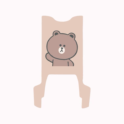 Pad Special Wire Ring | Electric vehicle foot mat - brown-bear-high-quality-silk-circle-comes-with-velcro-emma-guard-ab51-special-floor-mats