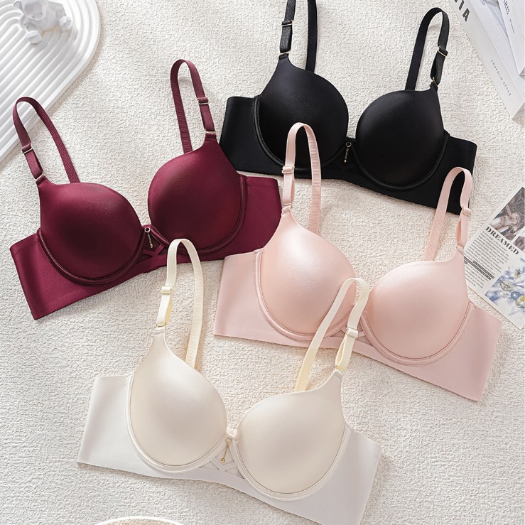 Ventas directas de fábrica comercio electrónico transfronterizo Sudeste de Asia Vietnam Tailandia damas burbujas encaje pecho pequeño recogido sujetador Tovin