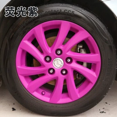 Car Wheel Spray Paint, Wheel: Avtomobil boya qələmləri - fluorescent-purple