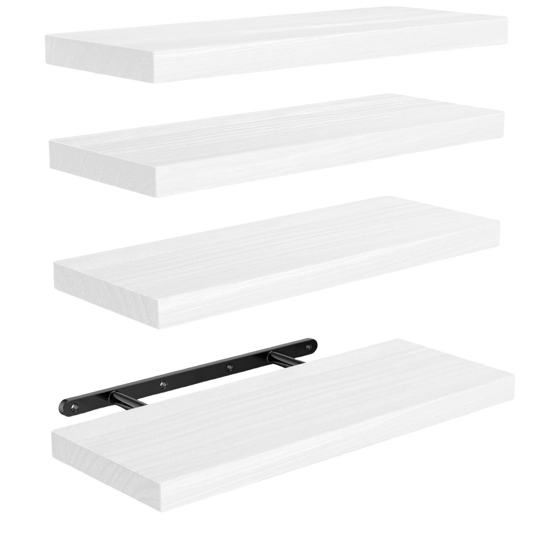 4피스 흰색 통합 브래킷