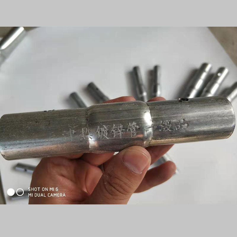 大棚配件钢管直接头直管 连接管内连接头卷膜杆连接管热镀锌