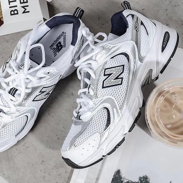 New Balance Low-Top Original Nb530 Retro Silver-White Mesh Cross-Border Dad Sneakers Running Shoes from Putian