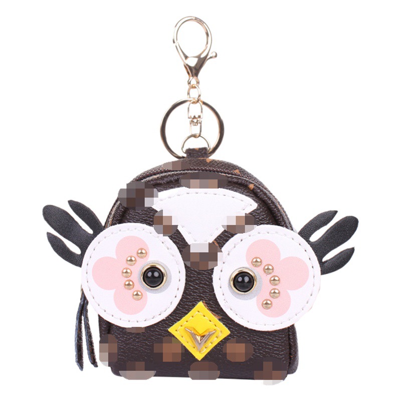 Presbyopic Coin Purse Keychain Owl Bag Hanging Live Broadcast Welfare Manufacturer Wholesale Headphone Storage Bag