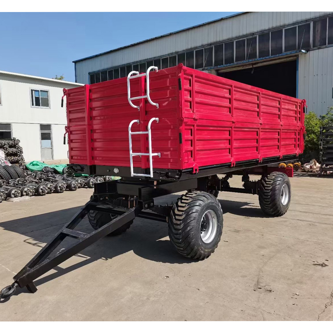 高箱拖车斗 拖拉机带运输车斗 农业运输石料运输拖车斗
