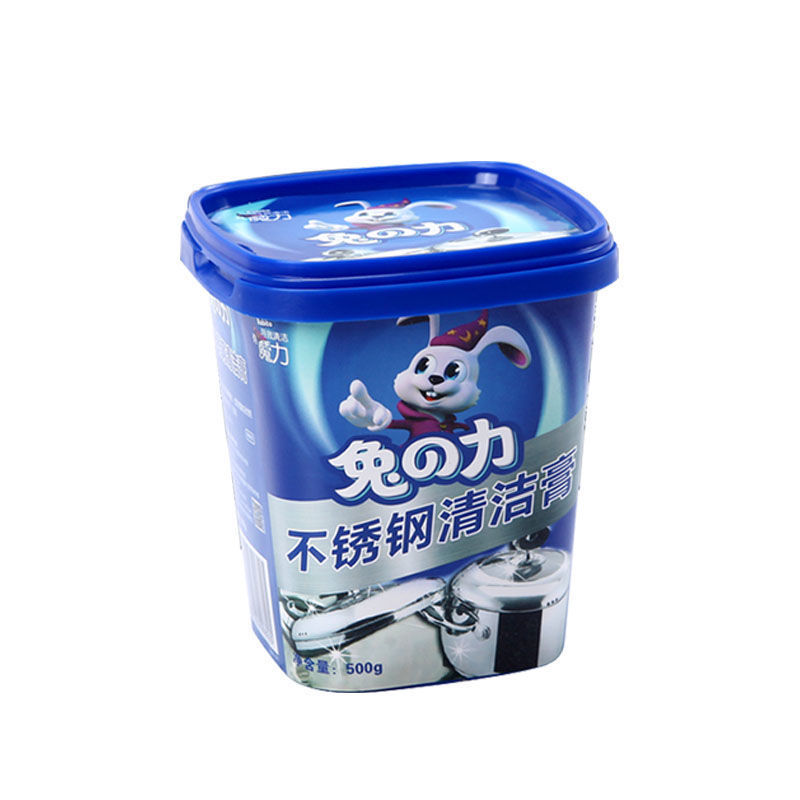 兔力不锈钢清洁膏去除锅底污垢烧焦烧痕浴室瓷砖水垢多用途清洁剂|undefined
