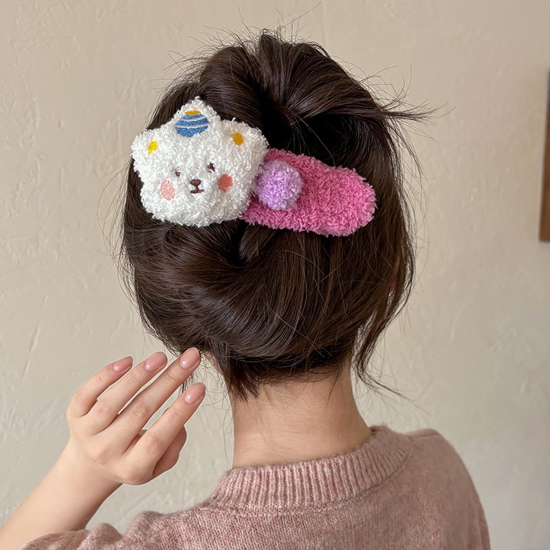 Dulce fiesta amor tridimensional arco anillo de cabello adorable almohada cuerda de cabello de mujer bola de cabello cuerda de adornos de cabello