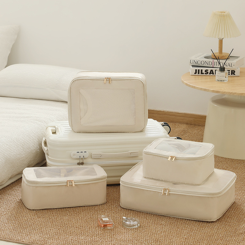 Travel Clothing Storage Bag, Suitcase Organizer, Travel Packing Clothes Bag, Portable Underwear Storage Bag for Business Trips