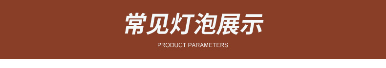 常见灯泡展示_01