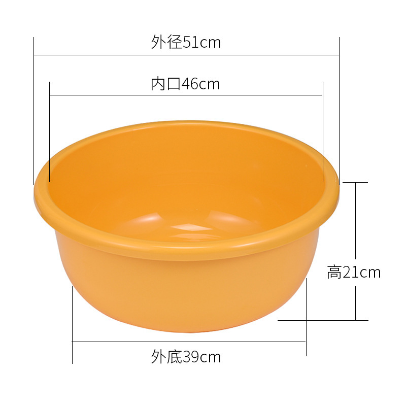 lavabo doméstico grande profundizar gran lavabo redondo bebé lavabo infantil lavabo de plástico grueso duradero