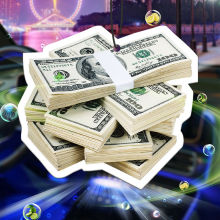 纸钞美金车载香薰汽车香片香水持久留香吊坠挂件出风口香包车用