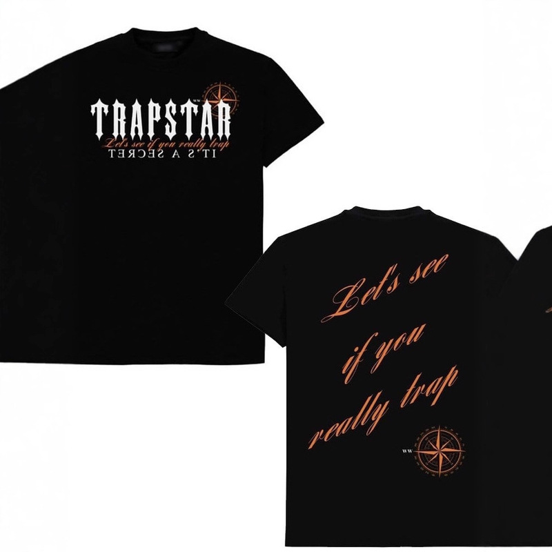 TRAPSTAR X CENTRAL CEE Let's see if you really are a black short-sleeved top