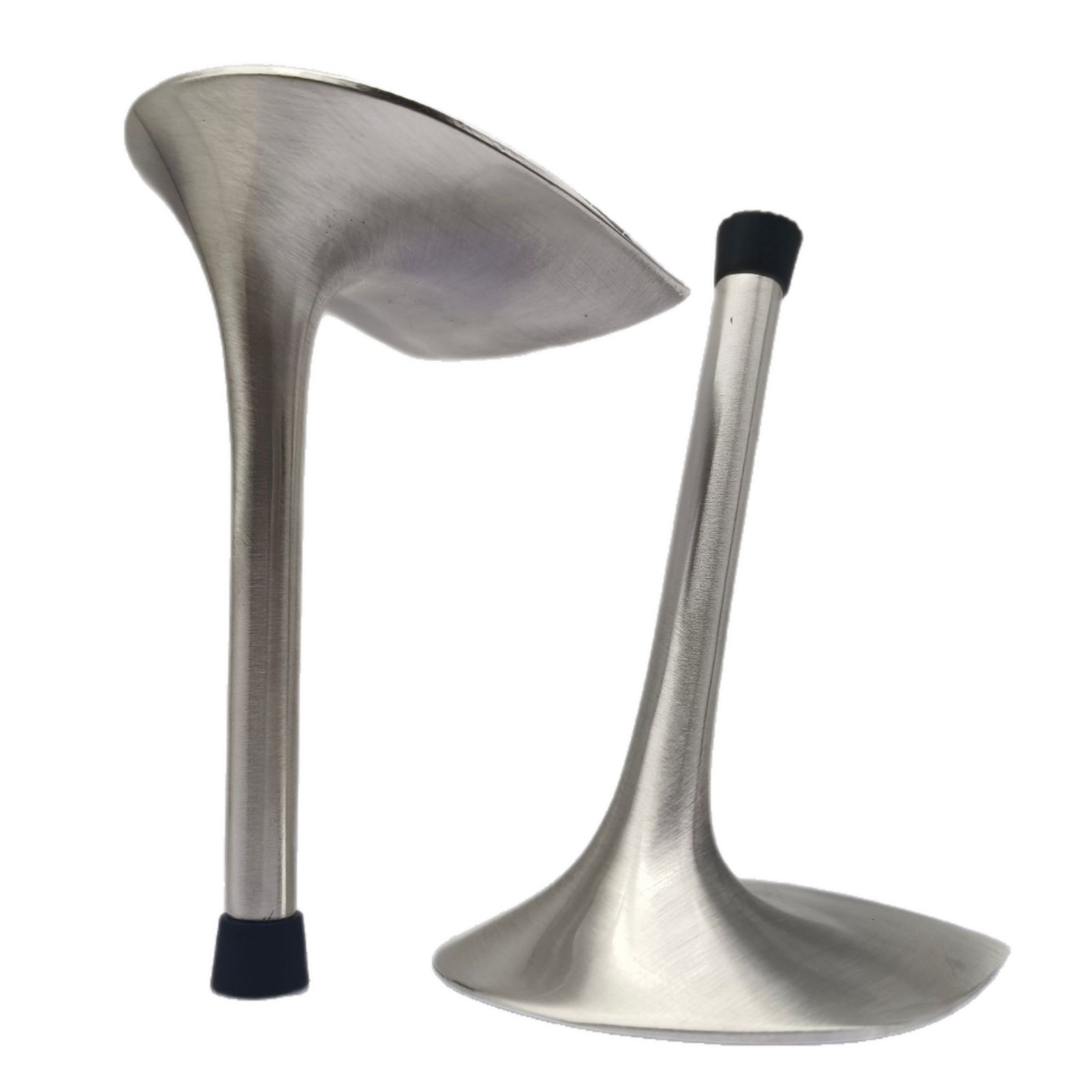 Nuevos tacones de mujer tacones de moda europea y americana personalizados modelos metálicos de acero galvanizado zapatos de tacones redondos
