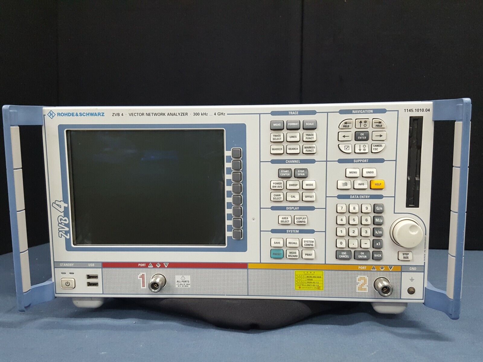 租售回收德国罗德与施瓦茨R&S ZVB4 ZVB8矢量网络分析仪