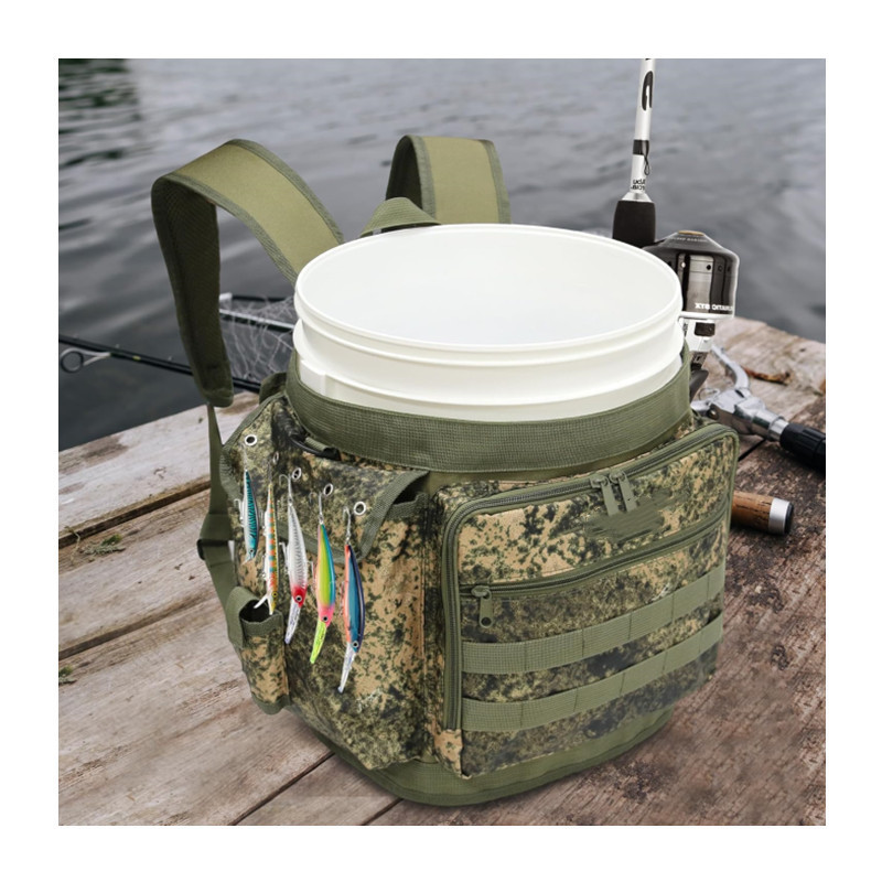 Nueva bolsa de barril de pesca bolsa de pesca de hielo al aire libre bolsa de equipos de pesca de anilla herramientas de alicates bolsa de espesamiento
