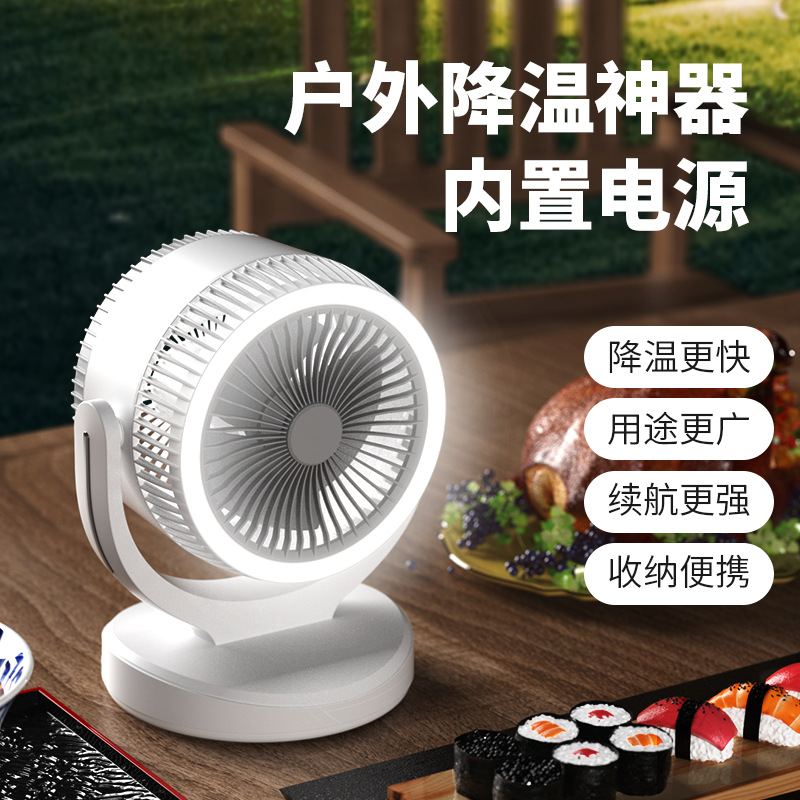 Fábrica personalizada 2025 nuevo ventilador de escritorio gran viento transfronterizo verano refrigeración eléctrica usb pequeño ventilador