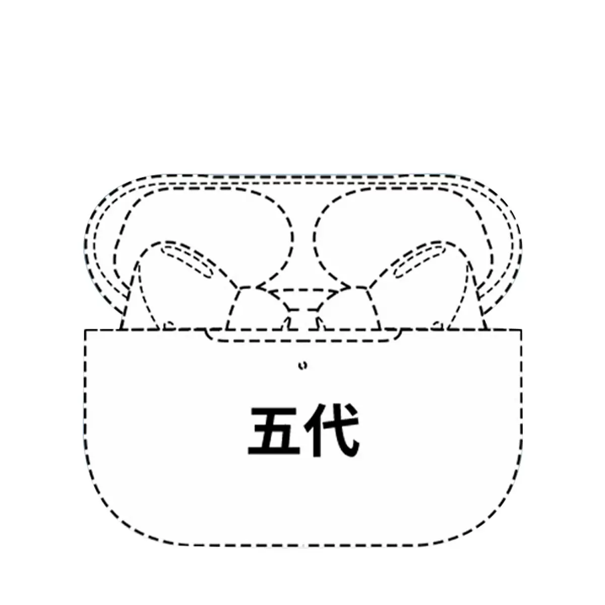 跨境专供三代四代五代蓝牙耳机简配无线入耳式运动跑步大电量耳机
