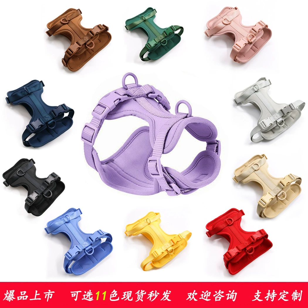 Трансграничные Горячие продукты WildOne костюм с нагрудным ремнем для собак из ПВХ воротник Тяговая веревка маленький и средний размер Летний дышащий