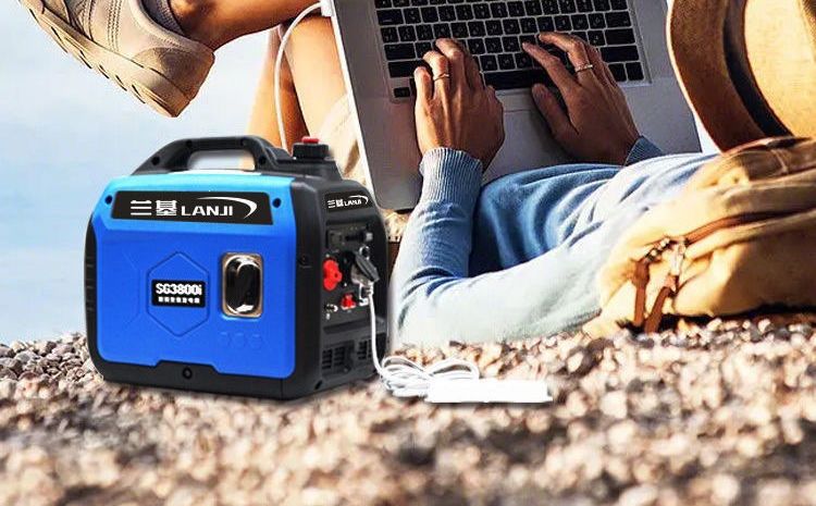 Silent Generator 220V Household Inverter Gasoline Small Generator Portable New Energy Vehicle Charging Generator