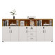 Filing Cabinet Office Floor Cabinet Data Storage Cabinet Low Cabinet with Code Lock Wooden Partition Cabinet Side Cabinet Flower Slot Cabinet
