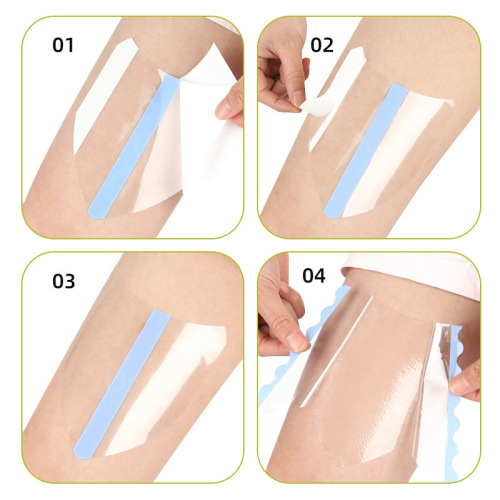 Cross-border elastic fabric V-shaped thigh patch invisible sweat prevention anti-friction leg protection pressure relief area multi-use thigh patch