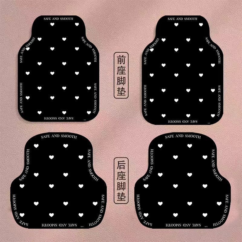 Light Luxury Small Fragrance Diatom Mud Car Floor Mats Washable, Water-Absorbent, Quick-Drying Floor Mats, Dirt-Resistant, Non-Slip, Universal Car Mats