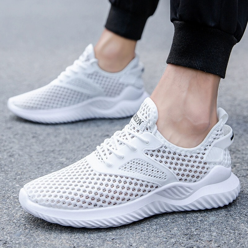 Wholesale summer new breathable mesh casual walking shoes non-slip breathable mesh shoes men's old Beijing mesh shoes men's shoes